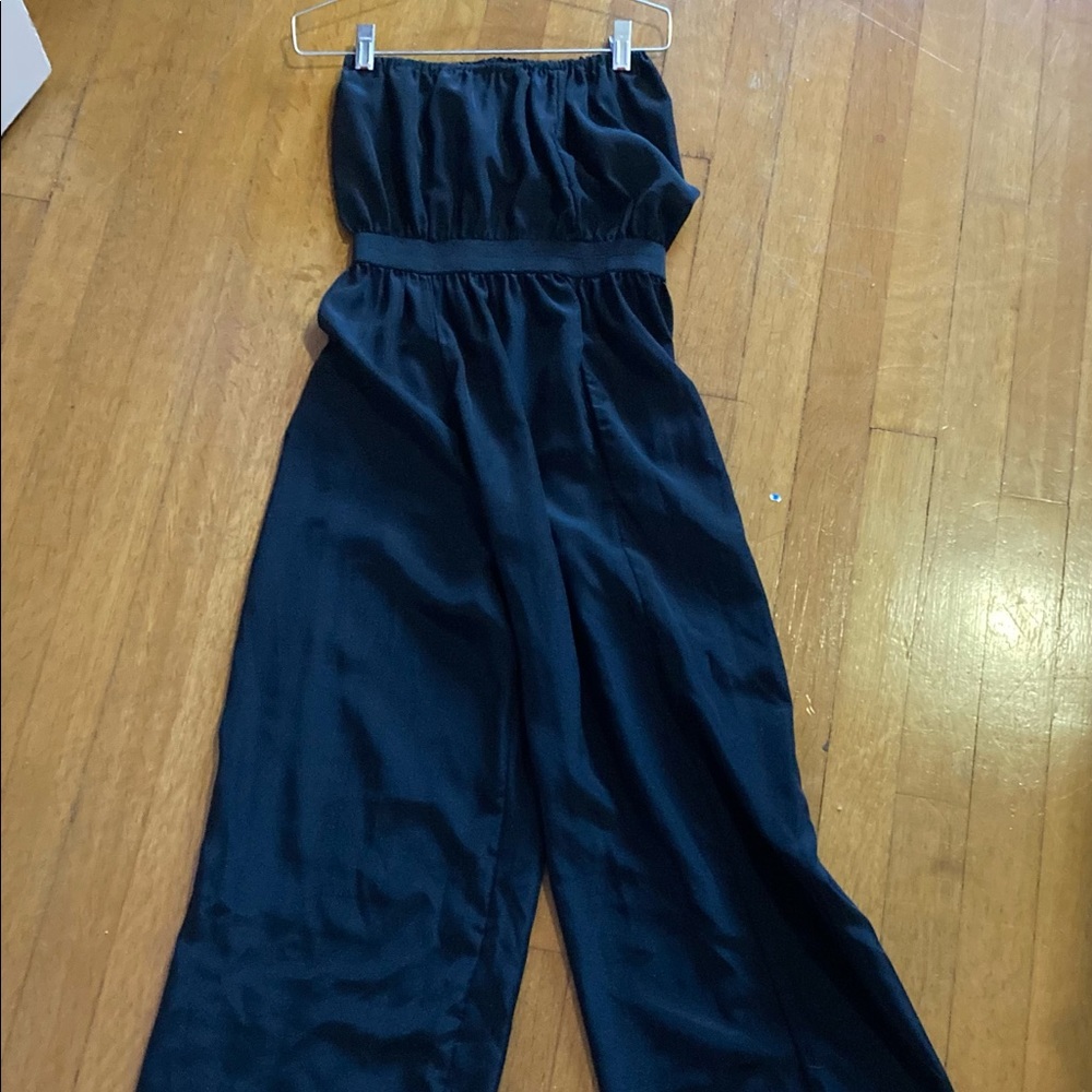 Strapless pant-suit
